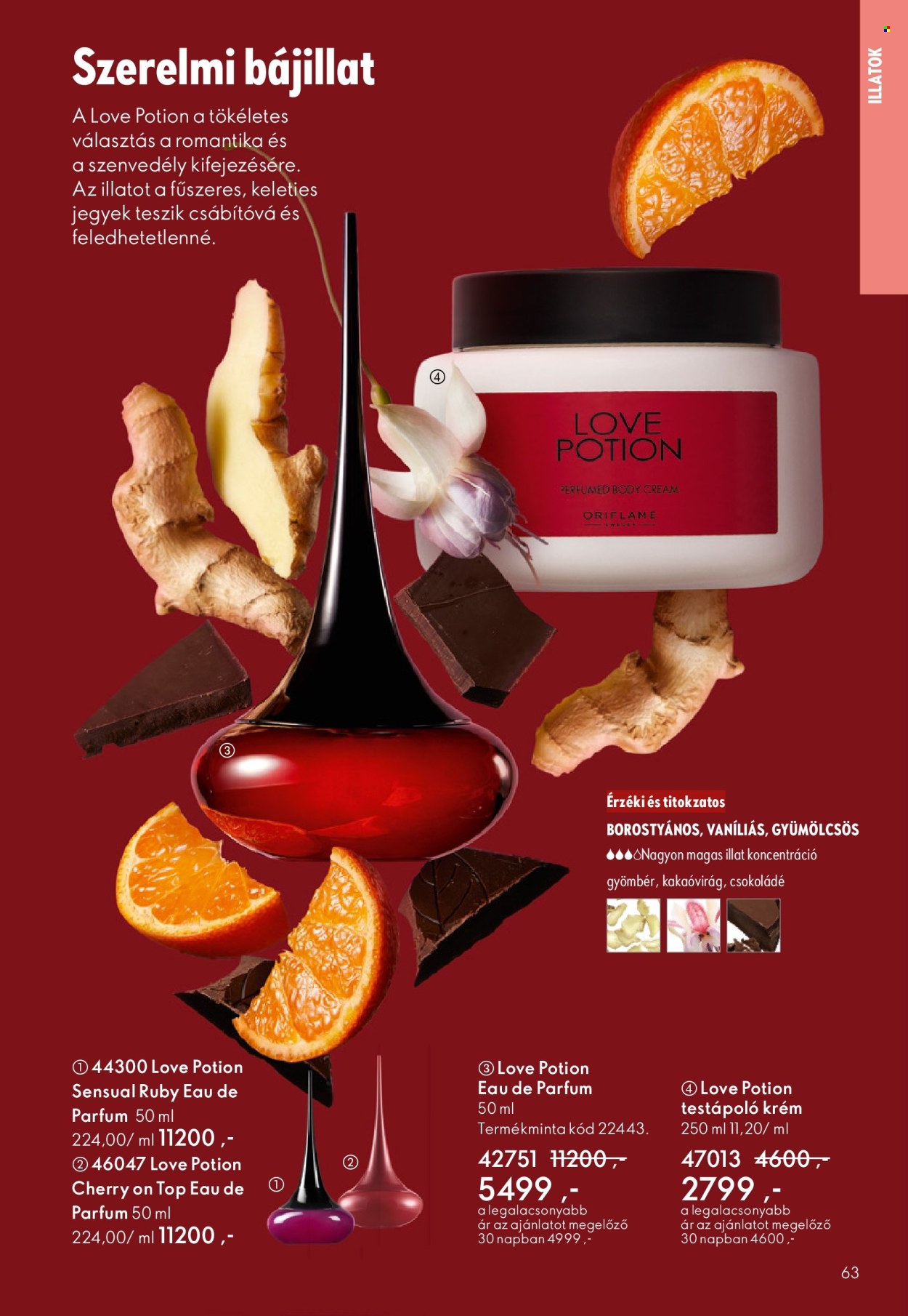 Oriflame akciós újságok - 2025.10.22 - 2025.11.11. Oldal 63