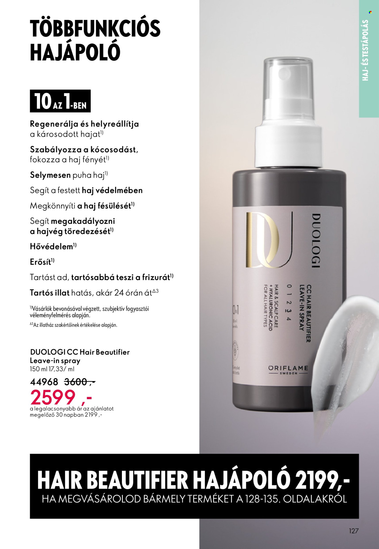 Oriflame akciós újságok - 2025.10.22 - 2025.11.11. Oldal 127