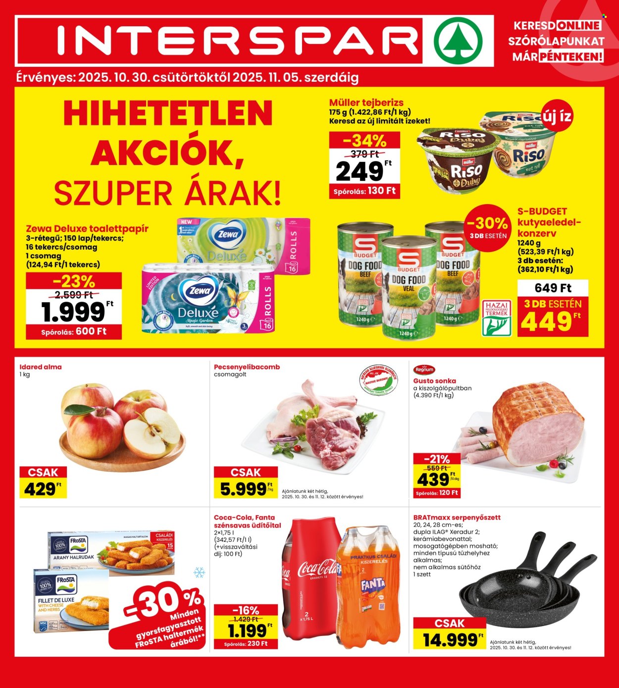 INTERSPAR akciós újságok - 2025.10.30 - 2025.11.05. Oldal 1