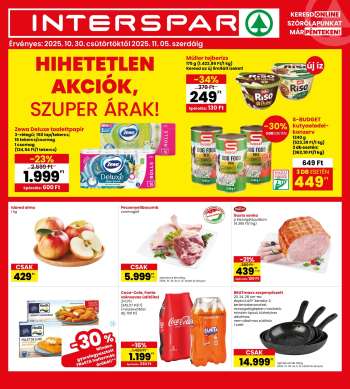 Újság INTERSPAR - 2025.10.30 - 2025.11.05.