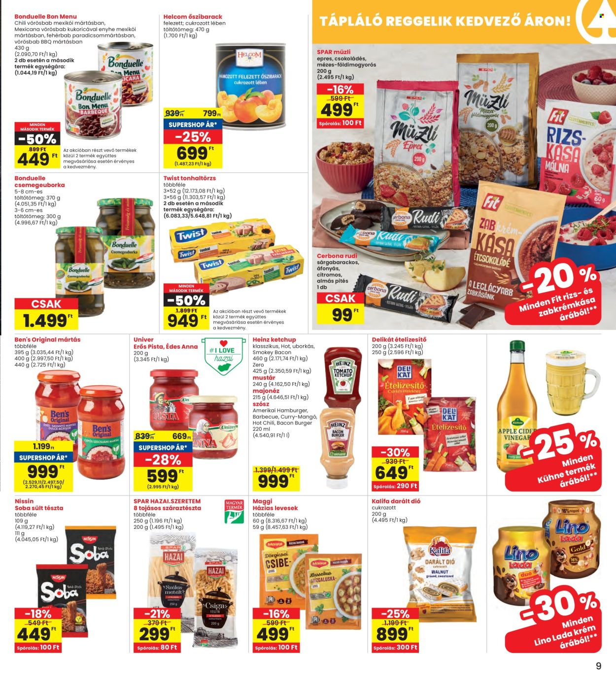INTERSPAR akciós újságok - 2025.10.30 - 2025.11.05. Oldal 9