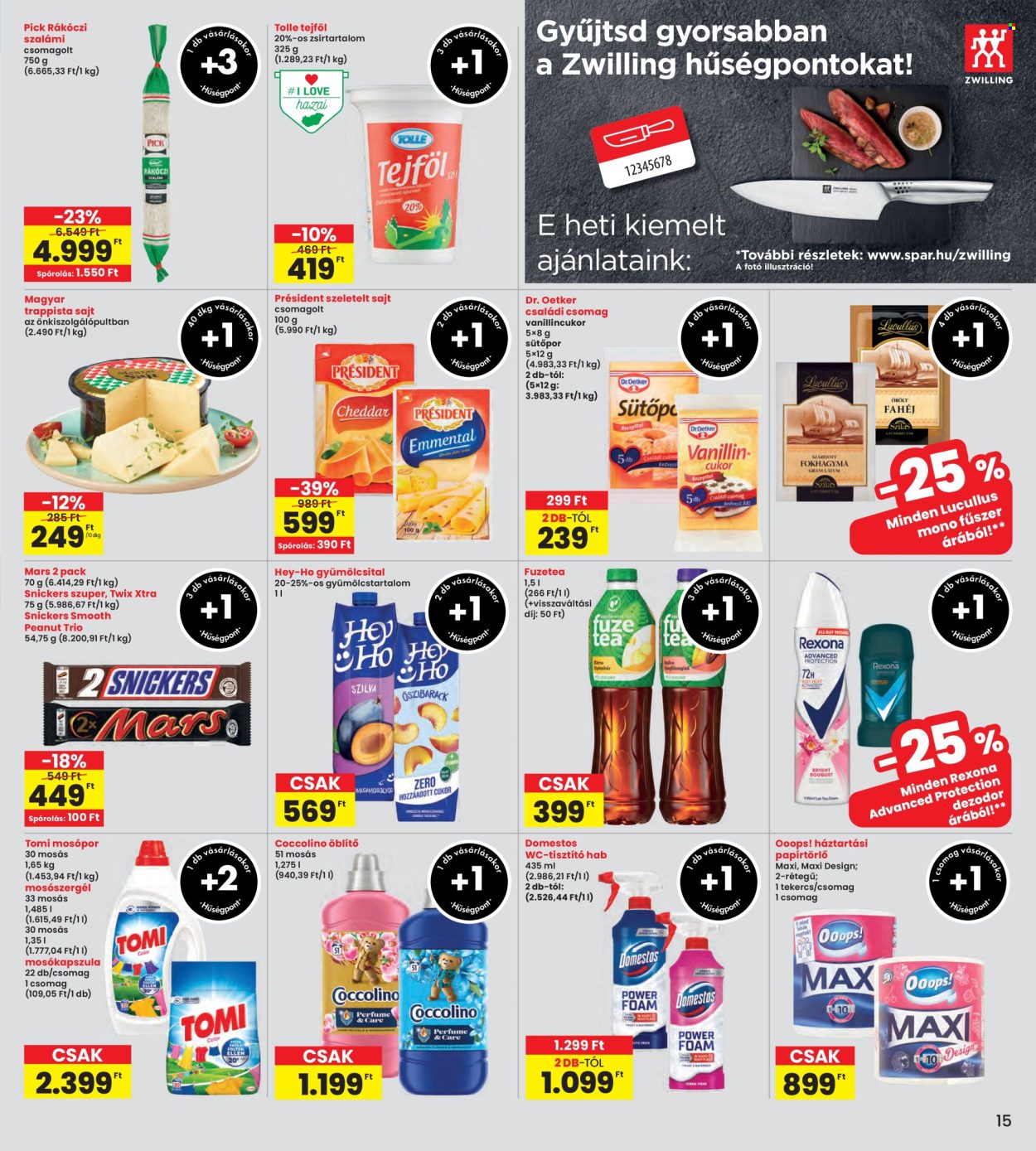 INTERSPAR akciós újságok - 2025.10.30 - 2025.11.05. Oldal 15