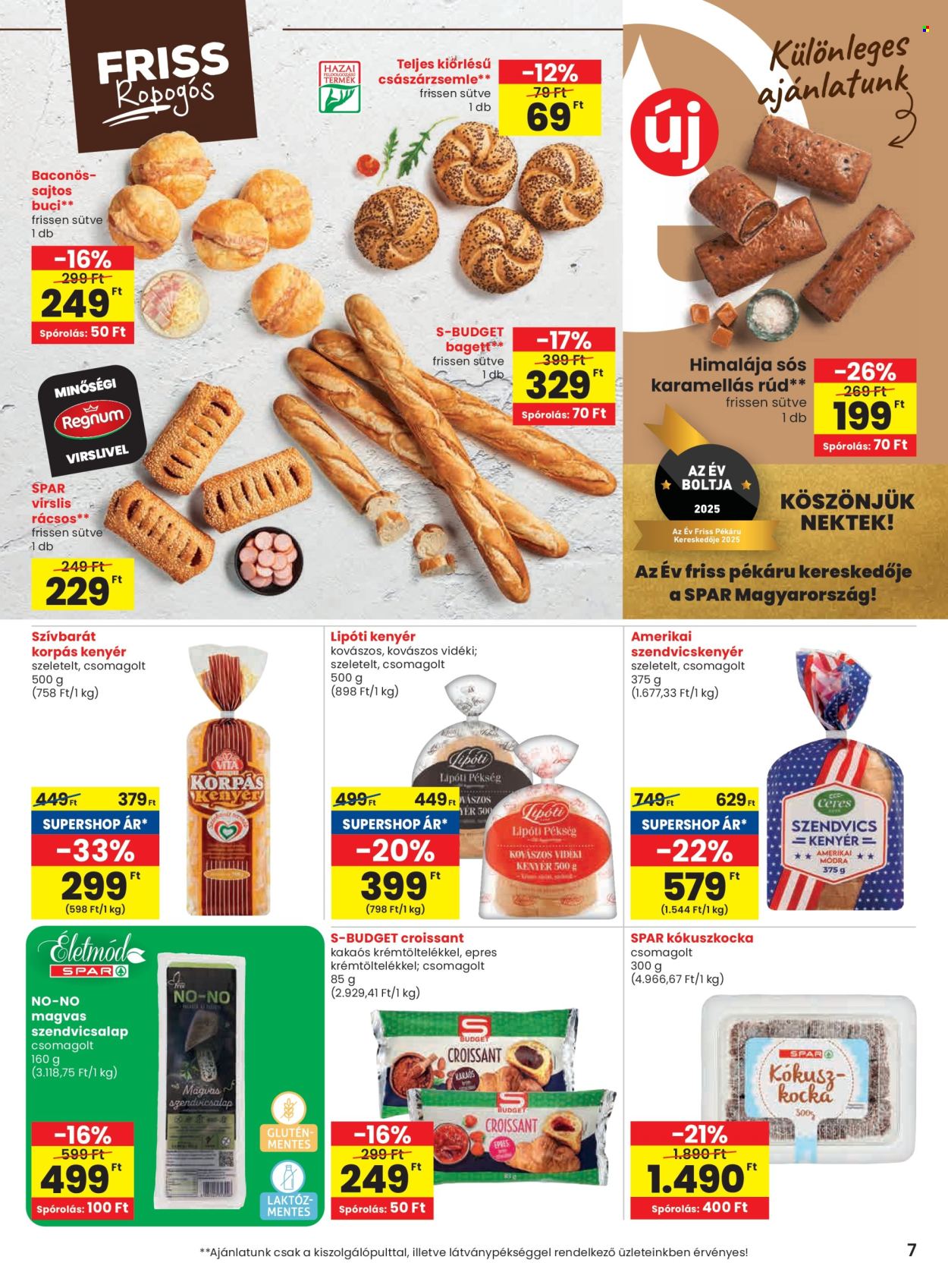 SPAR akciós újságok - 2025.10.30 - 2025.11.05. Oldal 7