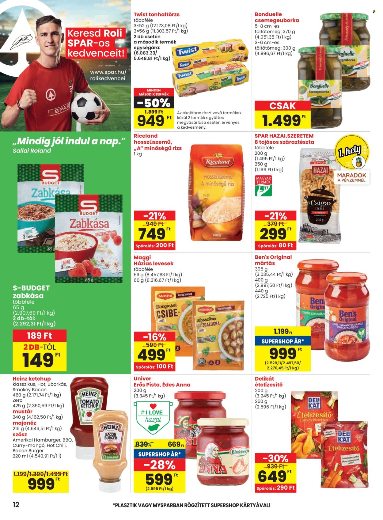SPAR akciós újságok - 2025.10.30 - 2025.11.05. Oldal 12