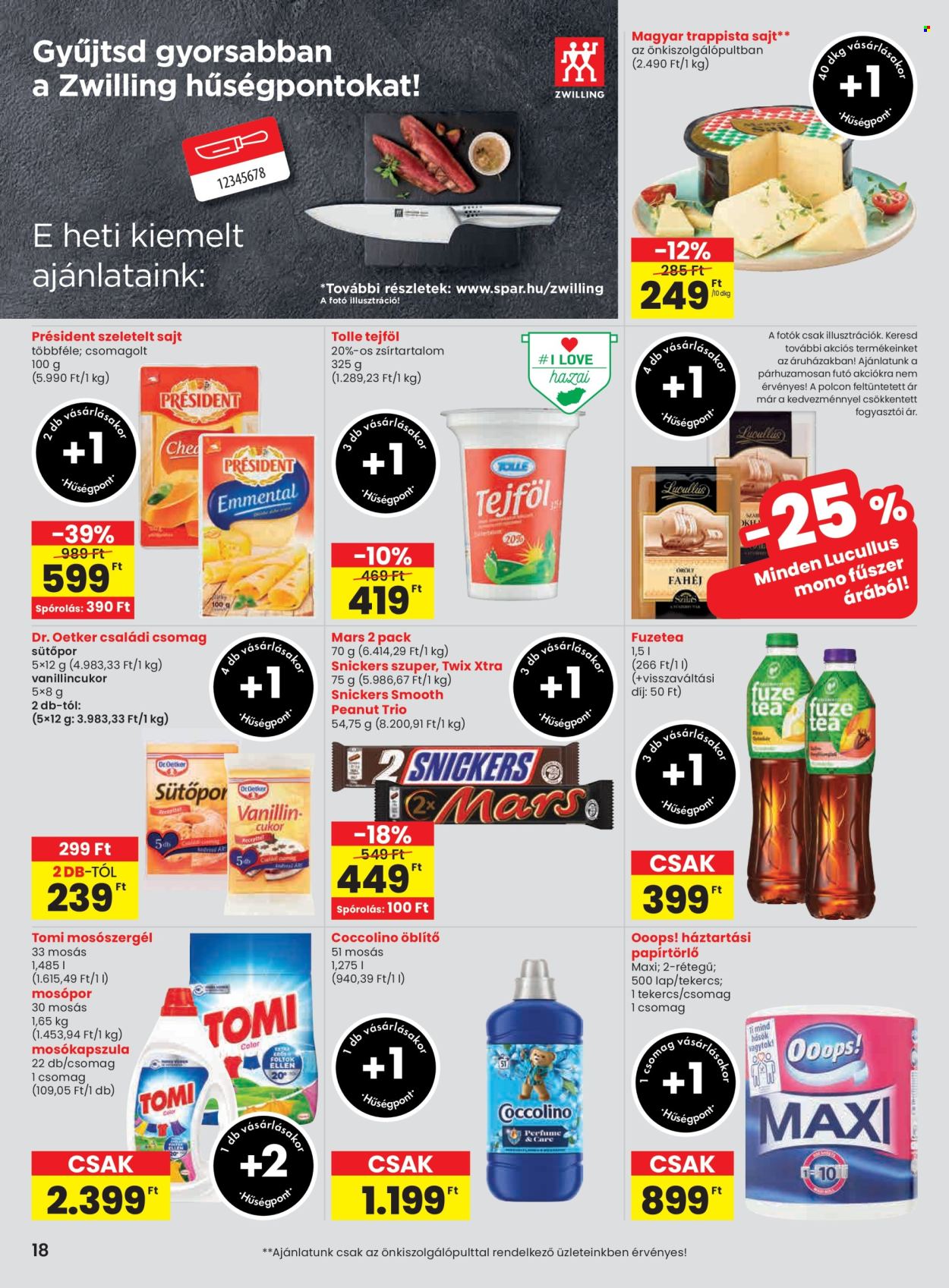 SPAR akciós újságok - 2025.10.30 - 2025.11.05. Oldal 18