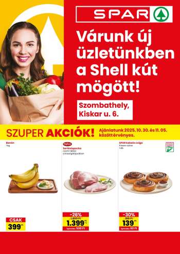 Újság SPAR Szupermarket - 2025.10.30 - 2025.11.05.