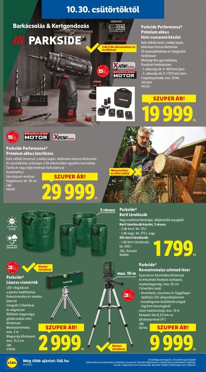 Lidl akciós újságok - 2025.10.30 - 2025.11.05. Oldal 10