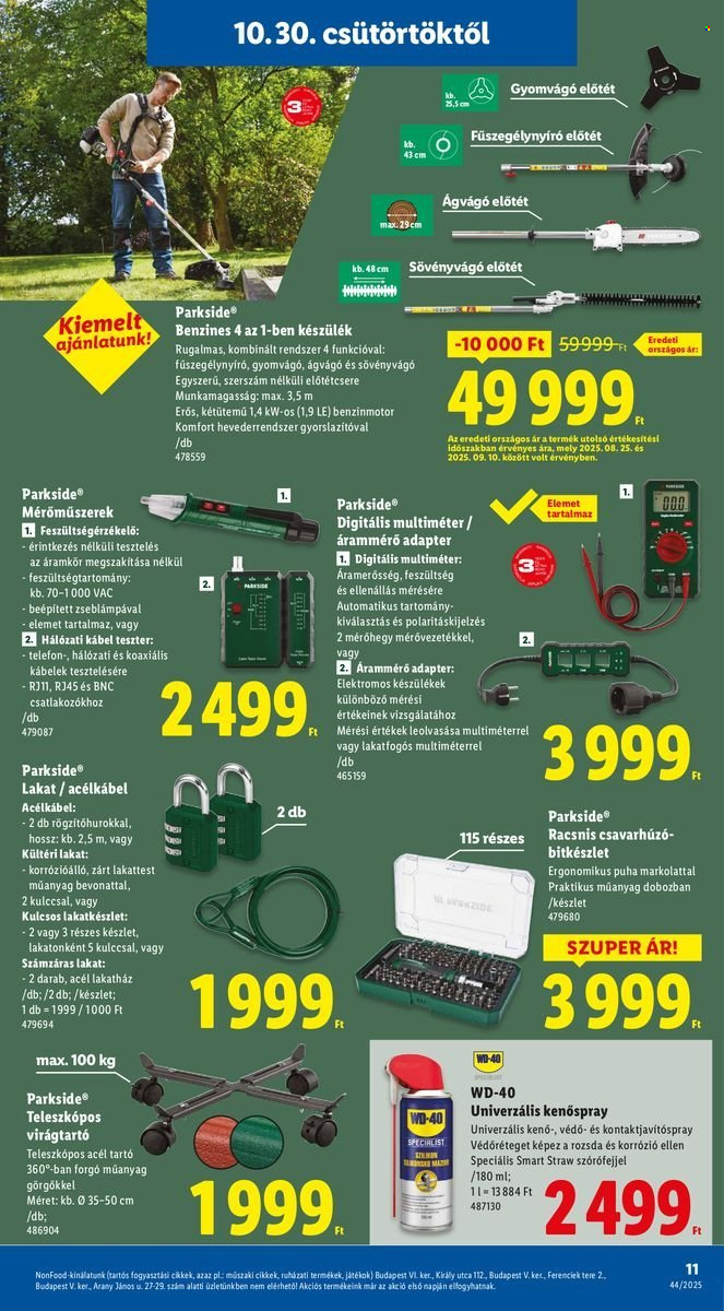 Lidl akciós újságok - 2025.10.30 - 2025.11.05. Oldal 11