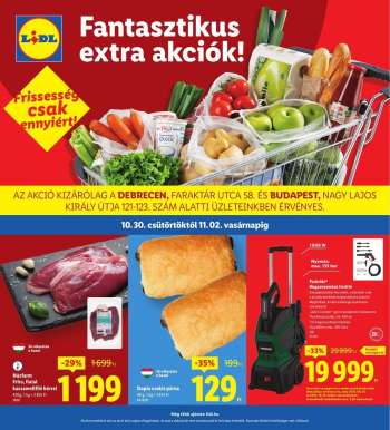 Újság Lidl - 2025.10.30 - 2025.11.02.