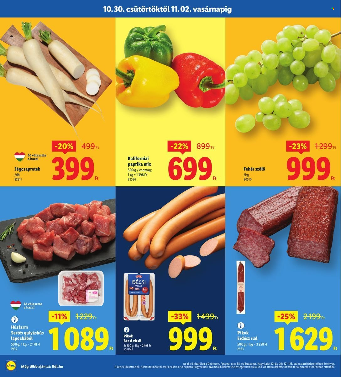Lidl akciós újságok - 2025.10.30 - 2025.11.02. Oldal 2