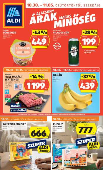 Újság Aldi - 2025.10.30 - 2025.11.05.