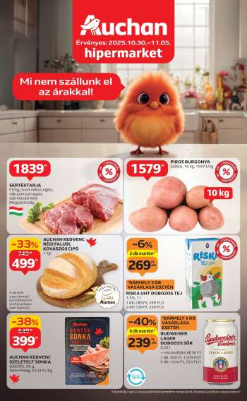Újság Auchan - 2025.10.30 - 2025.11.05.