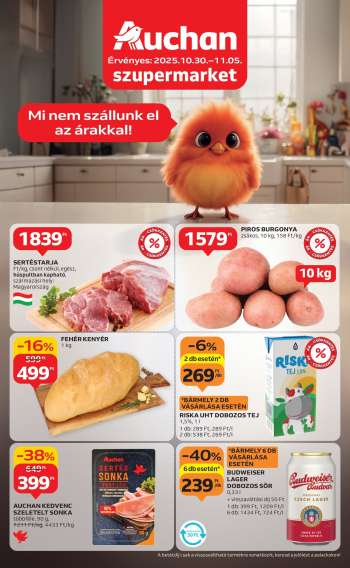 Újság Auchan - 2025.10.30 - 2025.11.05.