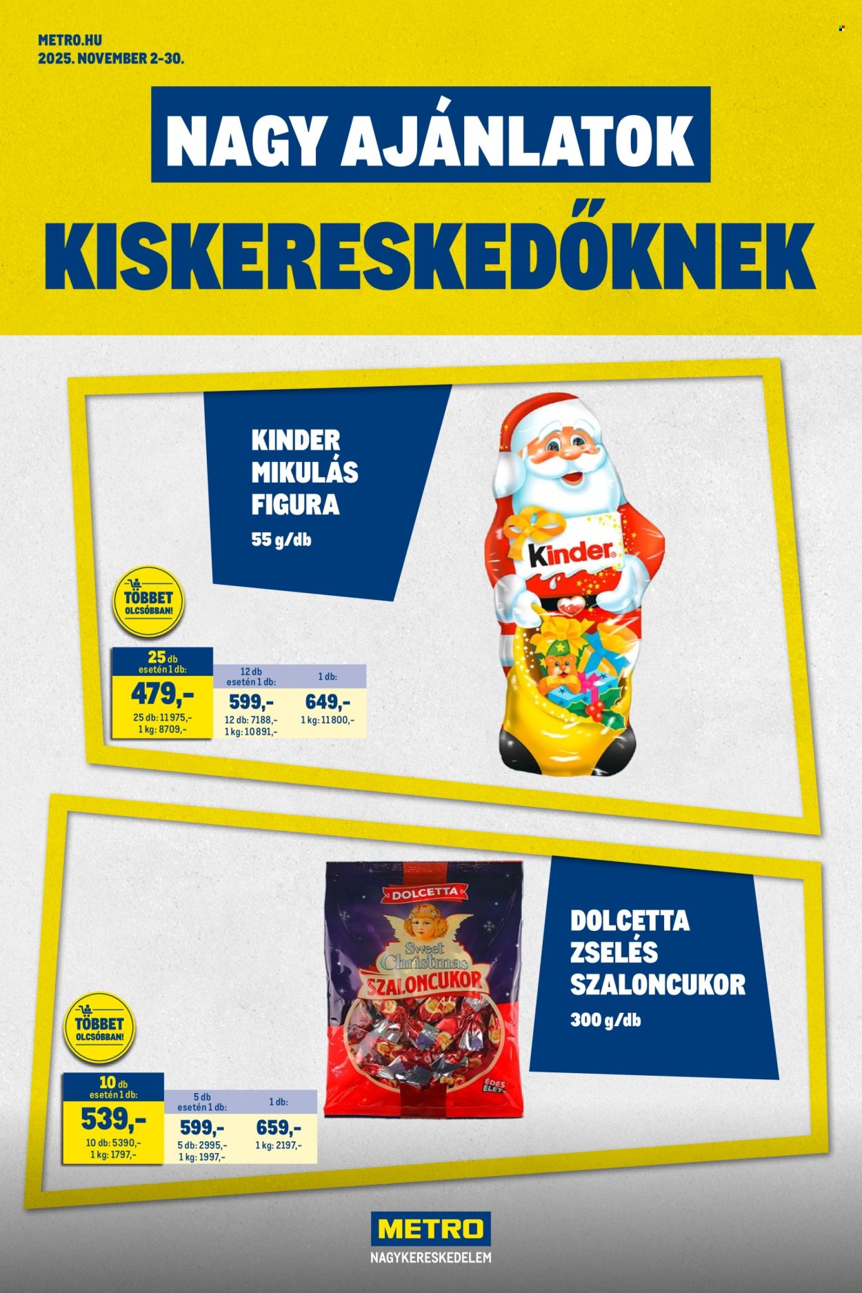 Metro akciós újságok - 2025.11.02 - 2025.11.30. Oldal 1