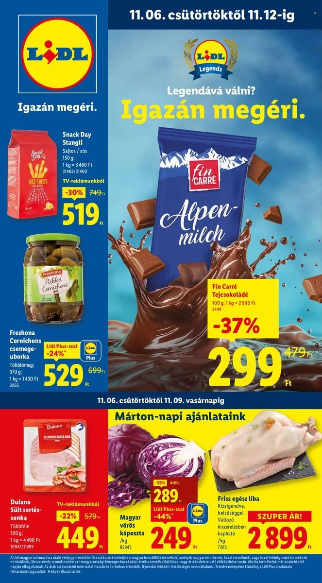 Lidl akciós újságok - 2025.11.06 - 2025.11.12. Oldal 1