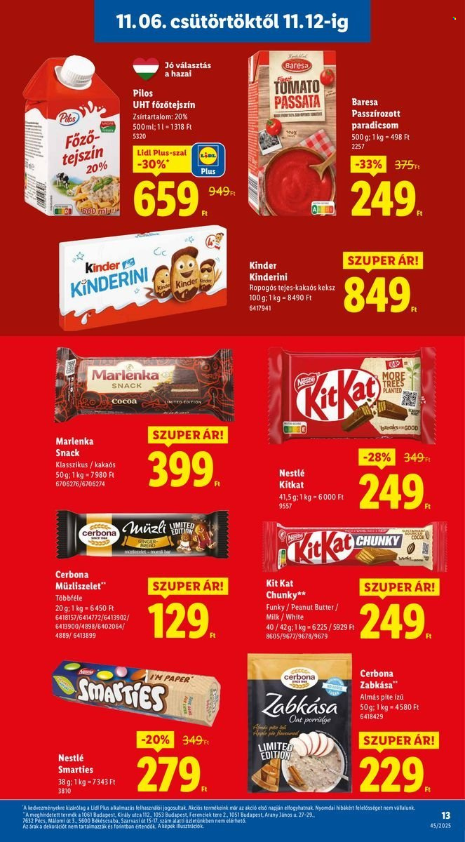 Lidl akciós újságok - 2025.11.06 - 2025.11.12. Oldal 13
