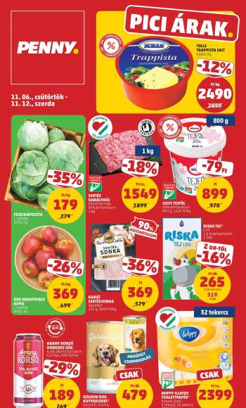Újság Penny Market - 2025.11.06 - 2025.11.12.