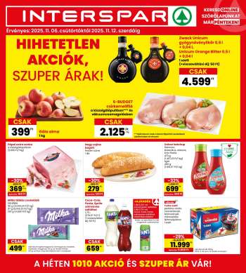 Újság INTERSPAR - 2025.11.06 - 2025.11.12.