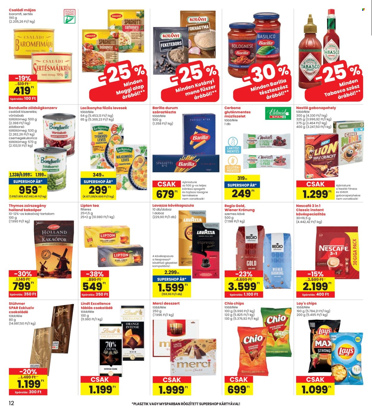 INTERSPAR akciós újságok - 2025.11.06 - 2025.11.12. Oldal 12