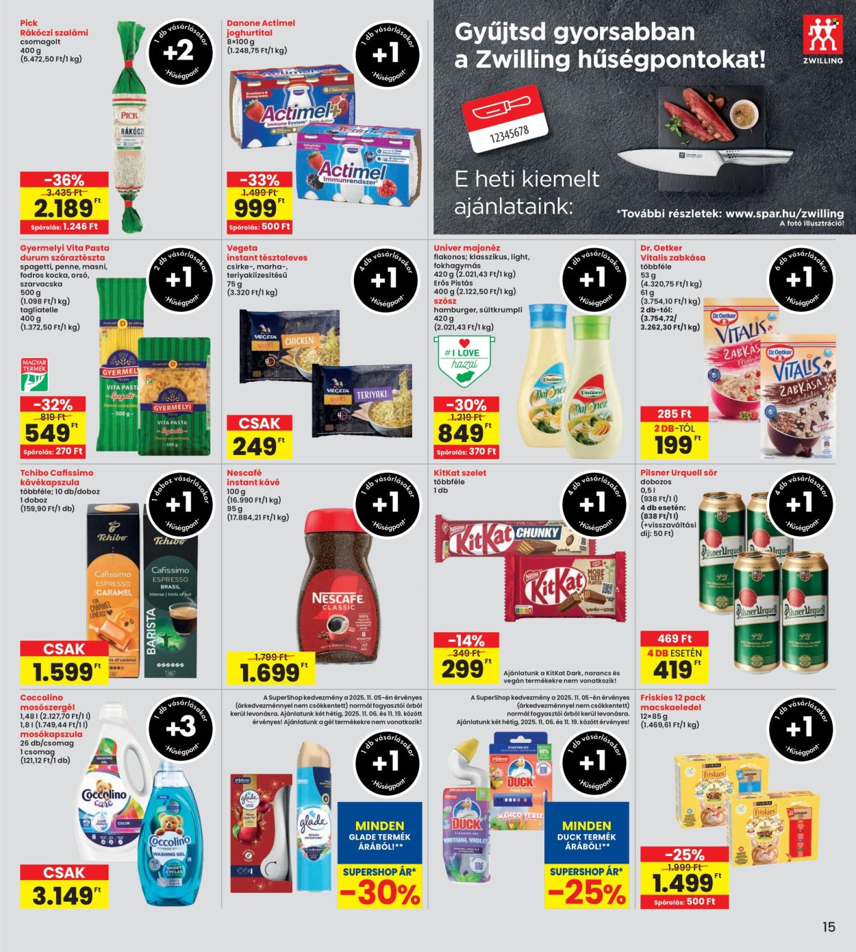 INTERSPAR akciós újságok - 2025.11.06 - 2025.11.12. Oldal 15