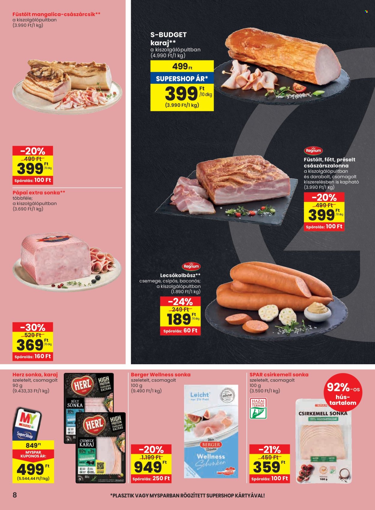 SPAR akciós újságok - 2025.11.06 - 2025.11.12. Oldal 8