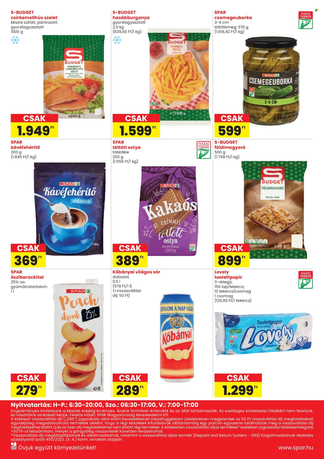SPAR Szupermarket akciós újságok - 2025.11.06 - 2025.11.12. Oldal 2