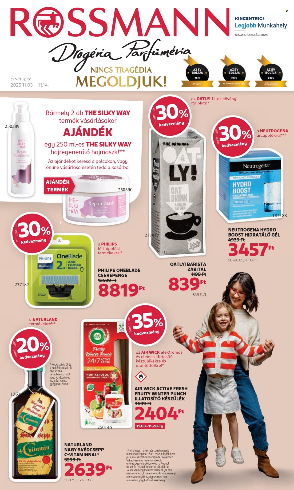 Rossmann akciós újságok - 2025.11.03 - 2025.11.14. Oldal 1