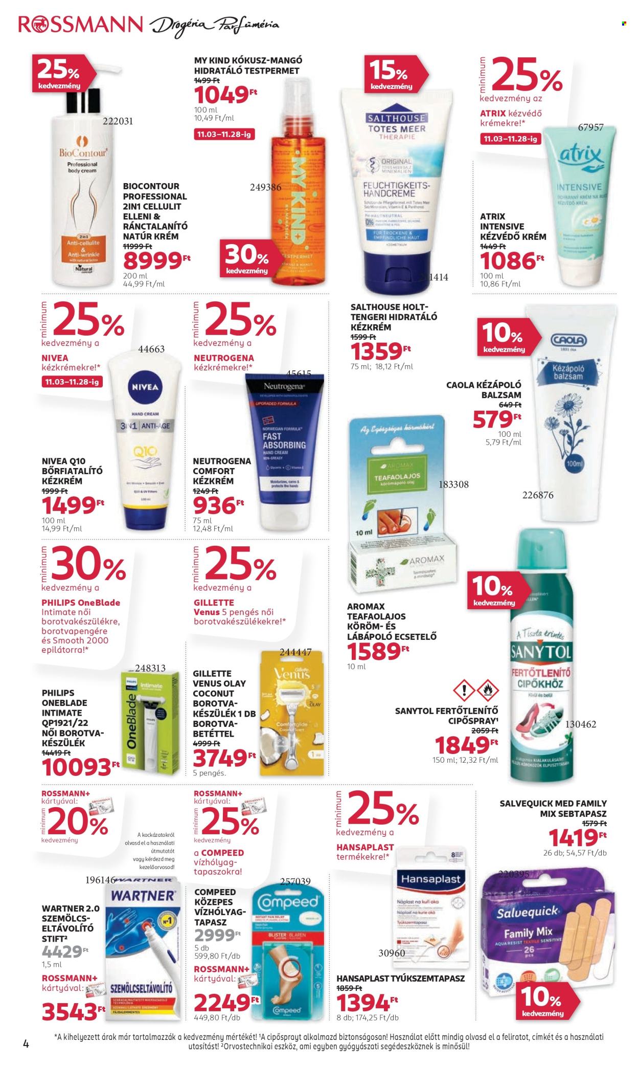 Rossmann akciós újságok - 2025.11.03 - 2025.11.14. Oldal 4