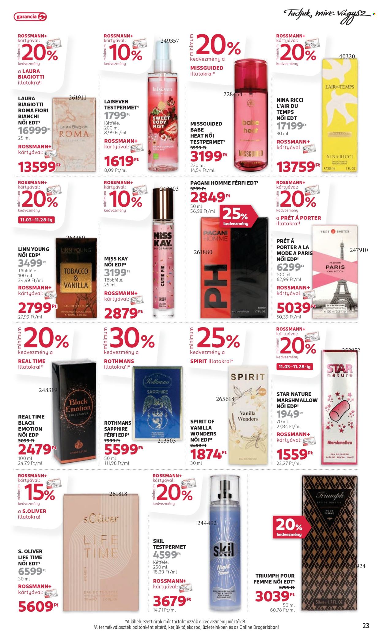 Rossmann akciós újságok - 2025.11.03 - 2025.11.14. Oldal 25