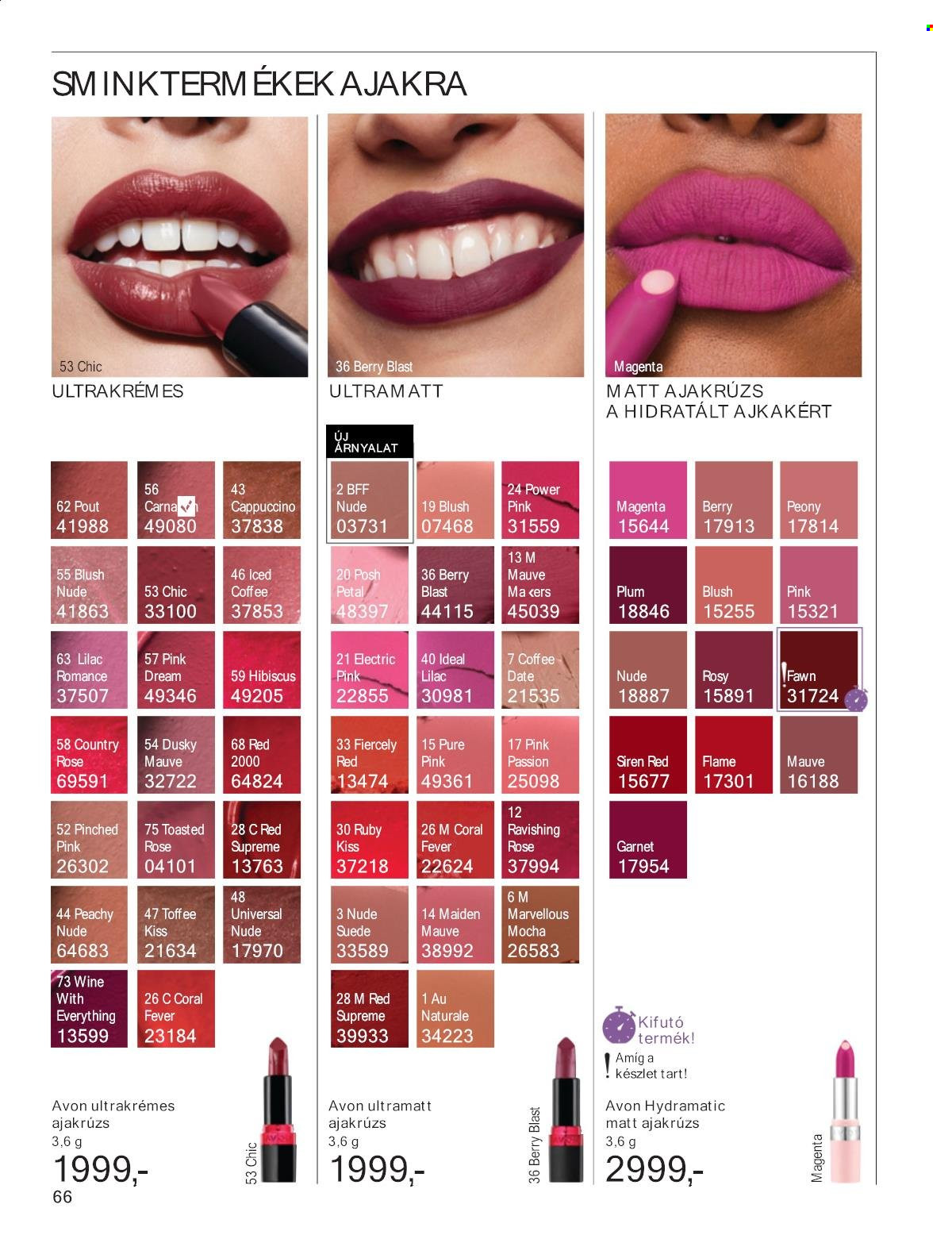 Avon akciós újságok - 2025.11.01 - 2025.11.30. Oldal 66
