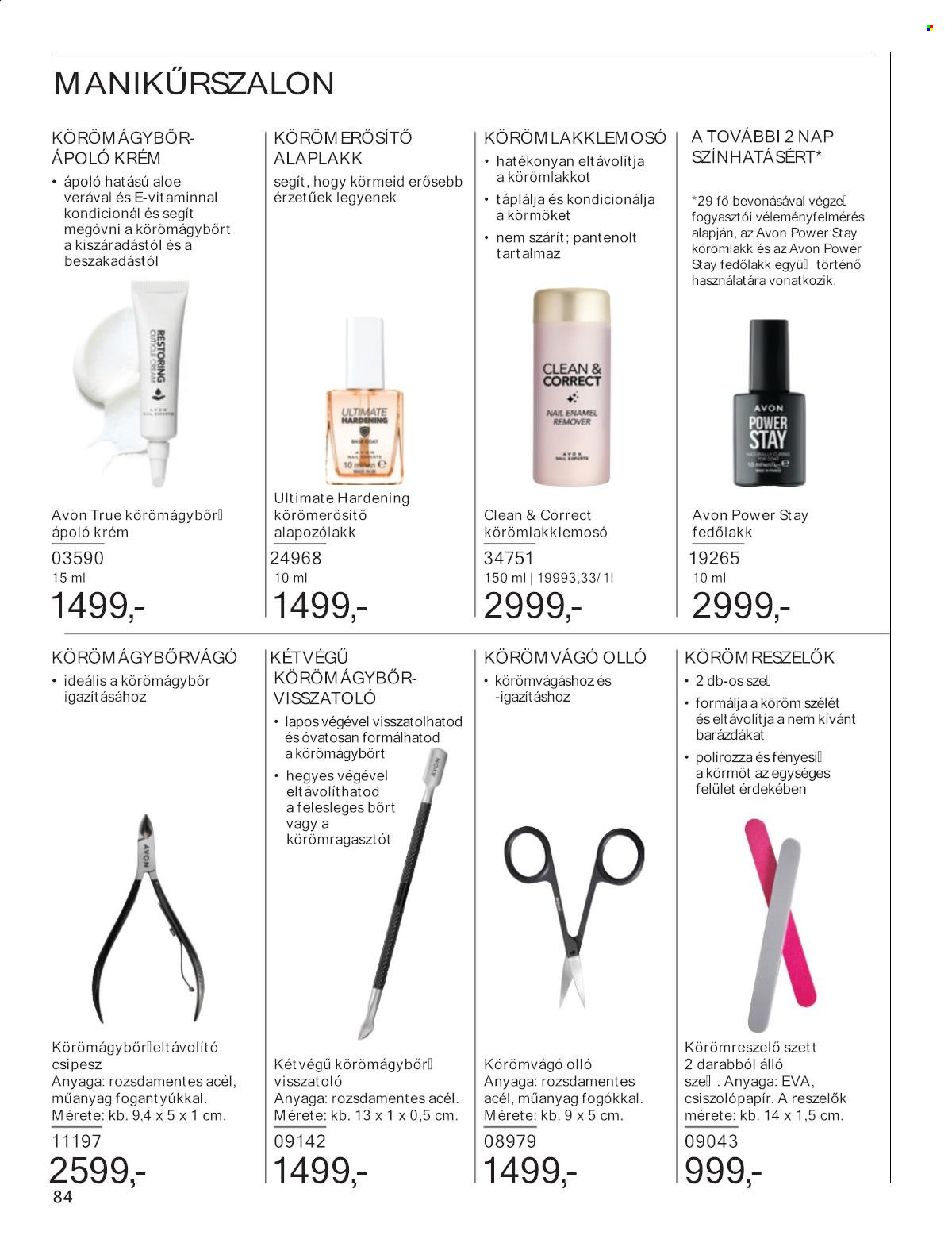 Avon akciós újságok - 2025.11.01 - 2025.11.30. Oldal 84