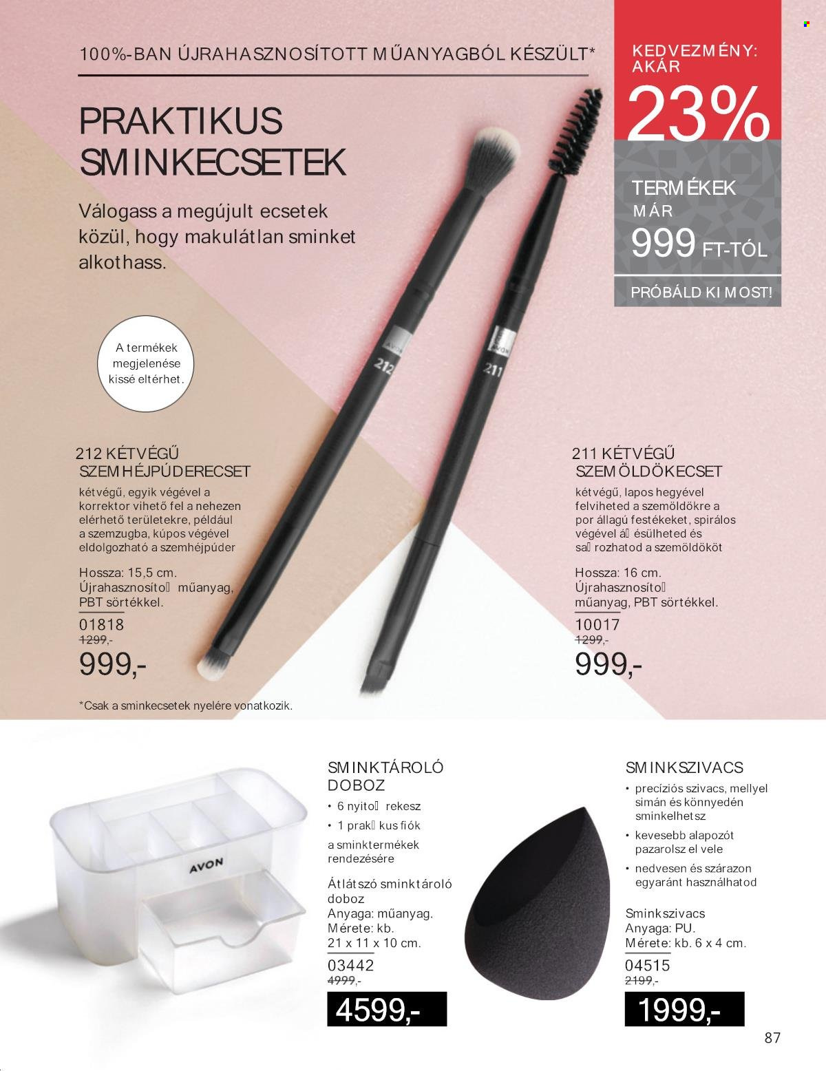 Avon akciós újságok - 2025.11.01 - 2025.11.30. Oldal 87