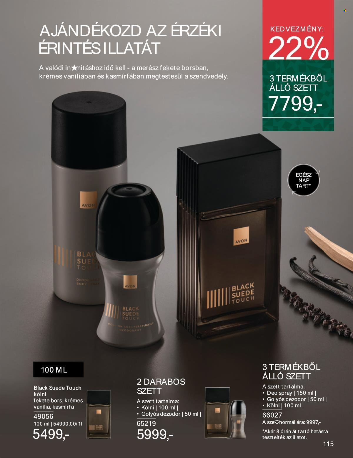Avon akciós újságok - 2025.11.01 - 2025.11.30. Oldal 115
