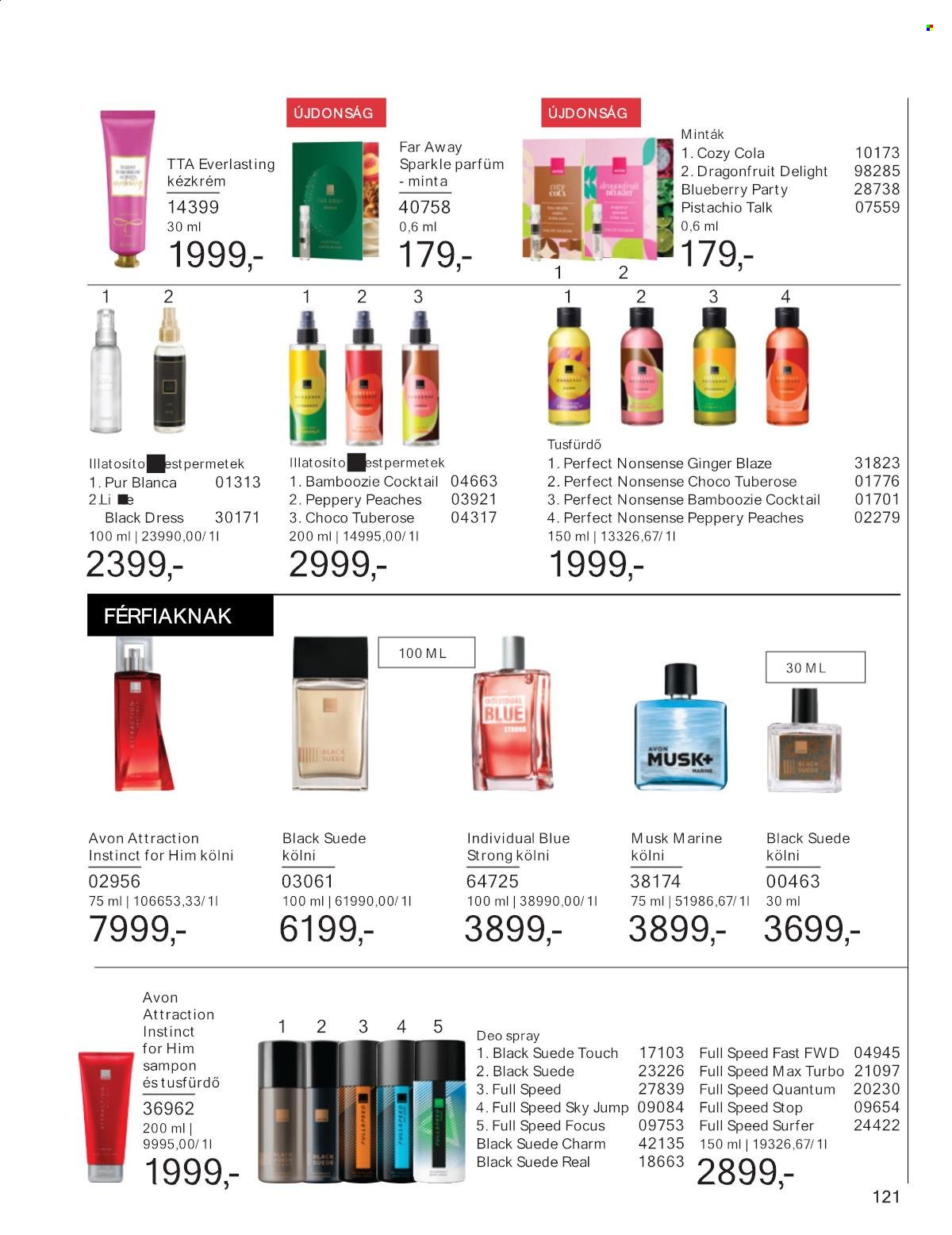 Avon akciós újságok - 2025.11.01 - 2025.11.30. Oldal 121