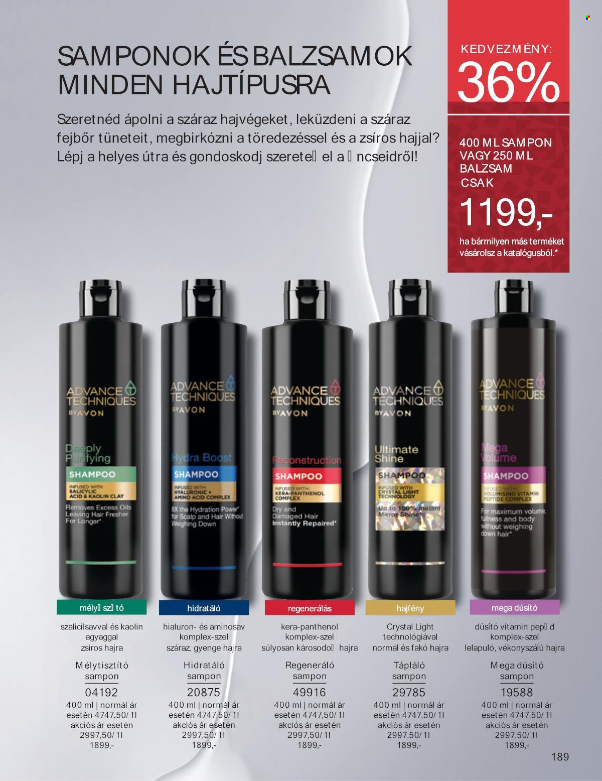 Avon akciós újságok - 2025.11.01 - 2025.11.30. Oldal 189