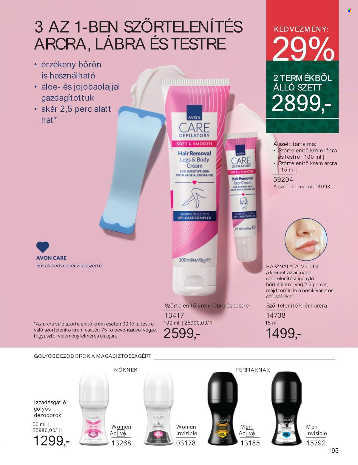 Avon akciós újságok - 2025.11.01 - 2025.11.30. Oldal 195