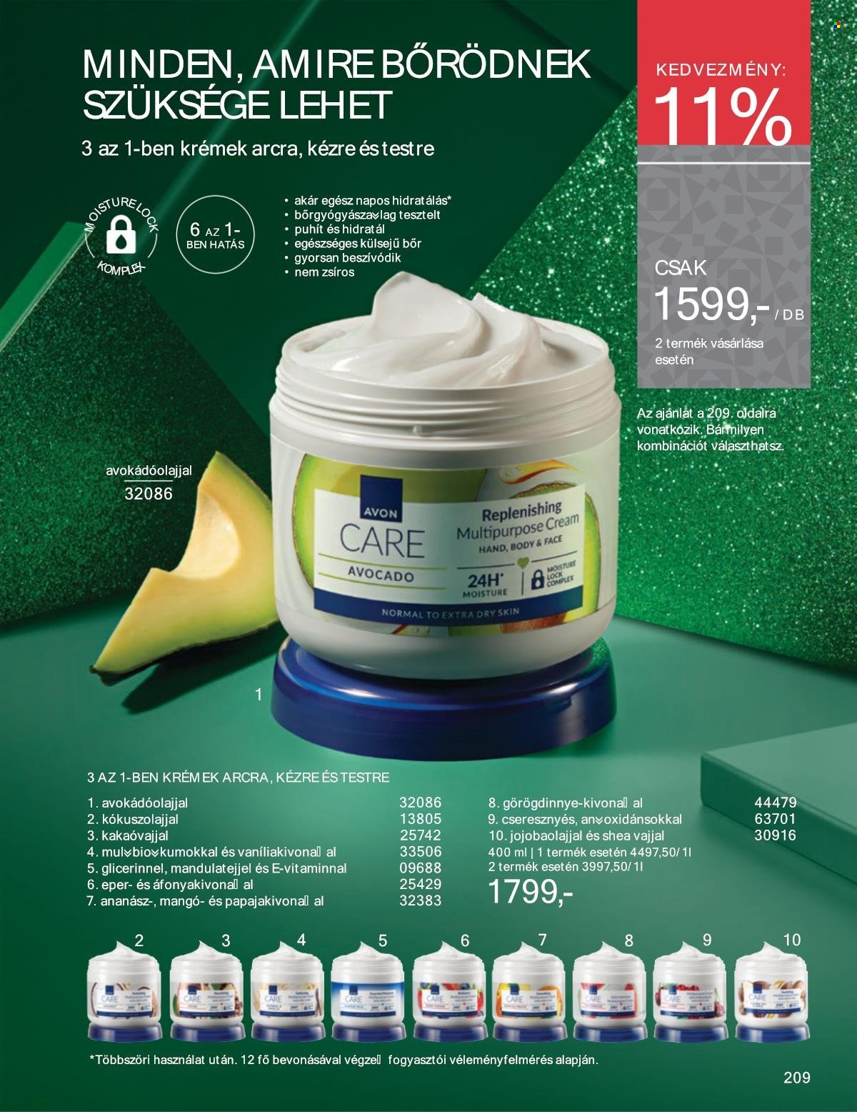 Avon akciós újságok - 2025.11.01 - 2025.11.30. Oldal 209