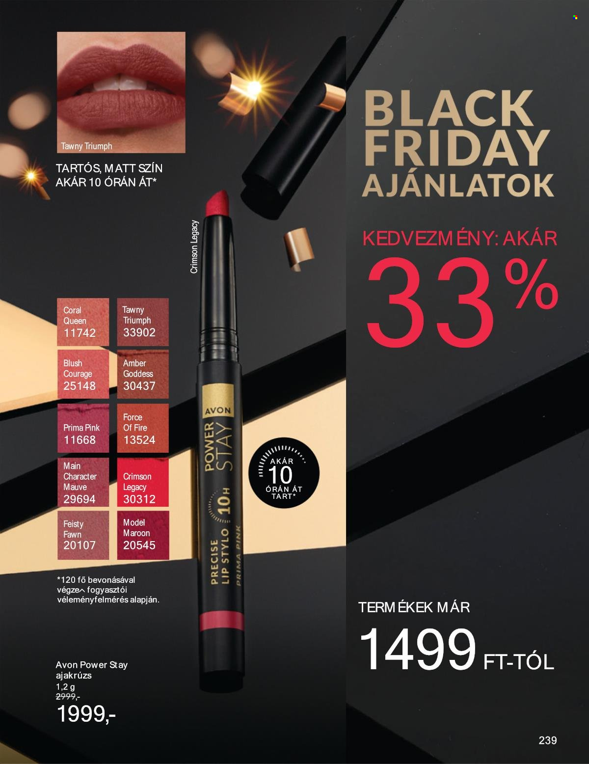 Avon akciós újságok - 2025.11.01 - 2025.11.30. Oldal 239