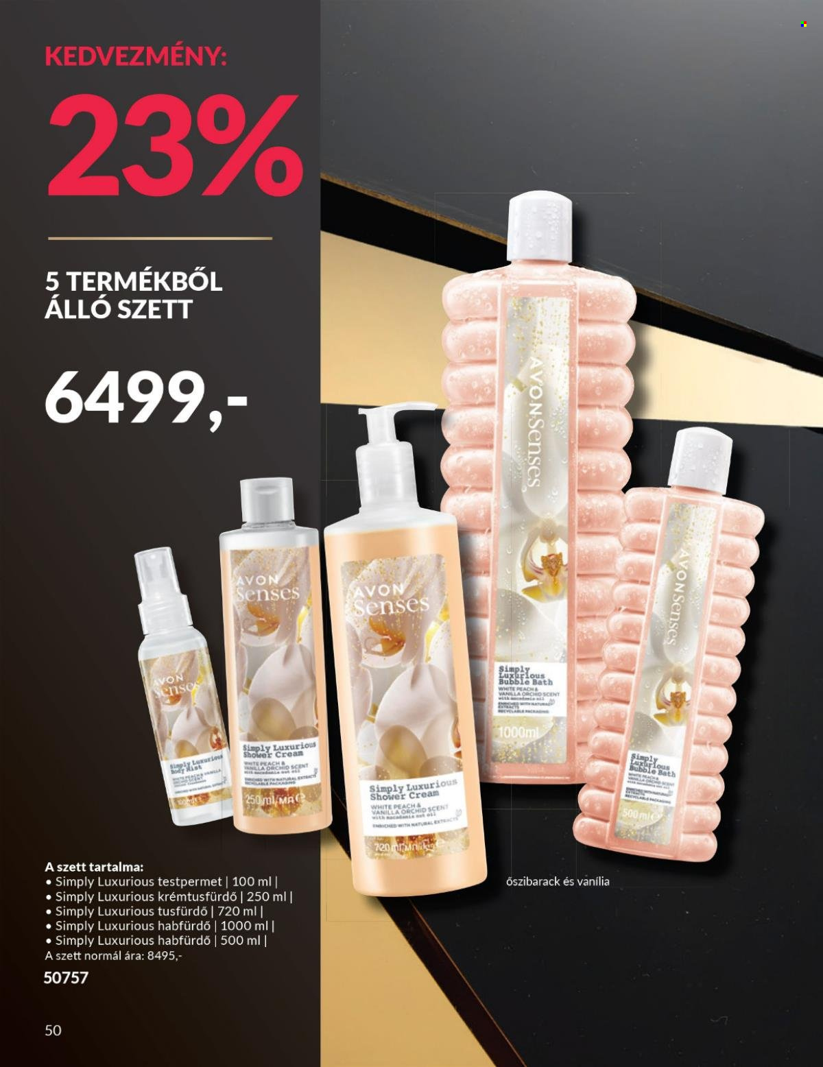 Avon akciós újságok - 2025.11.01 - 2025.11.30. Oldal 50