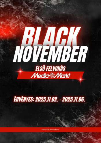 Újság MediaMarkt - 2025.11.02 - 2025.11.06.