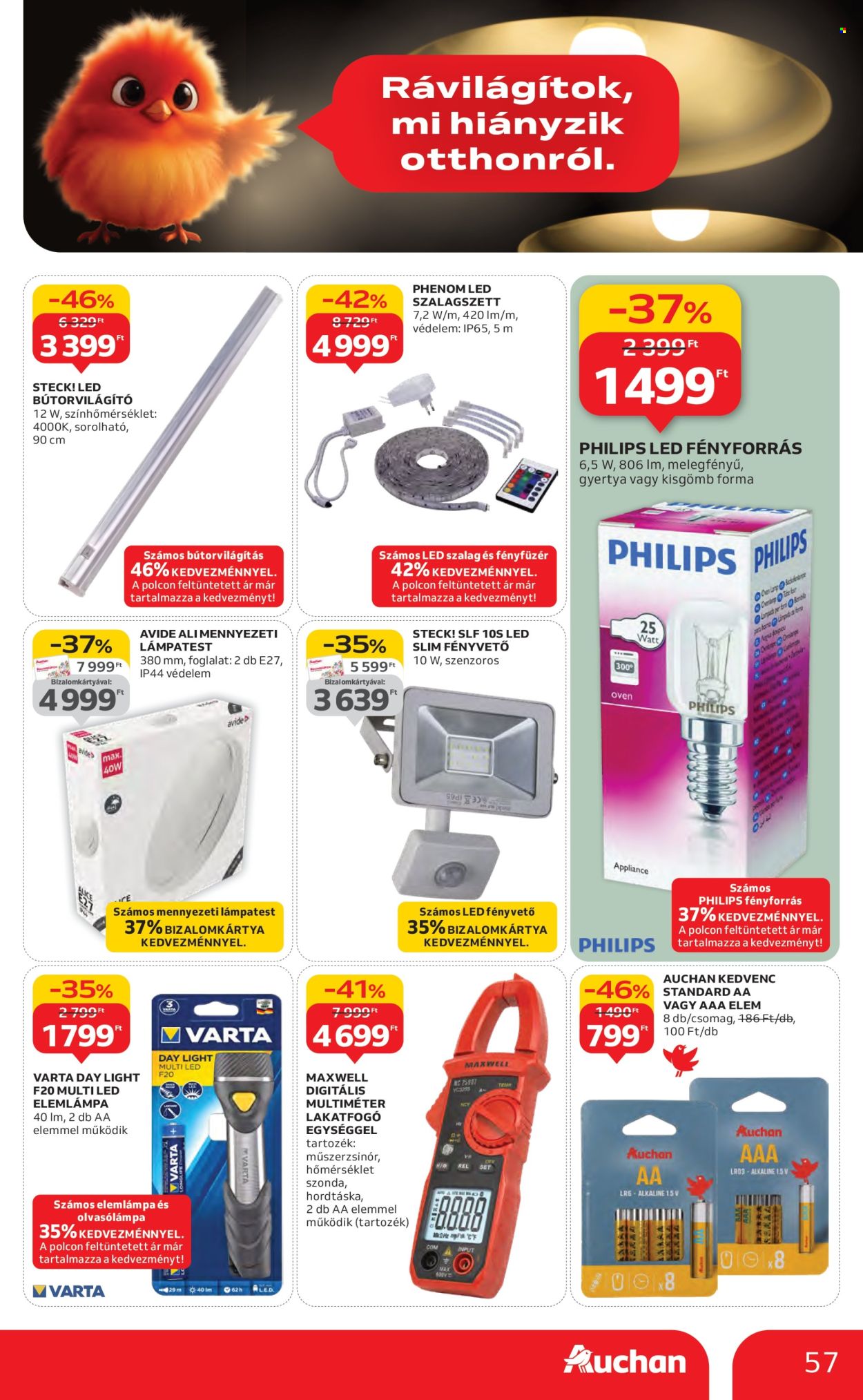 Auchan akciós újságok - 2025.11.06 - 2025.11.12. Oldal 57