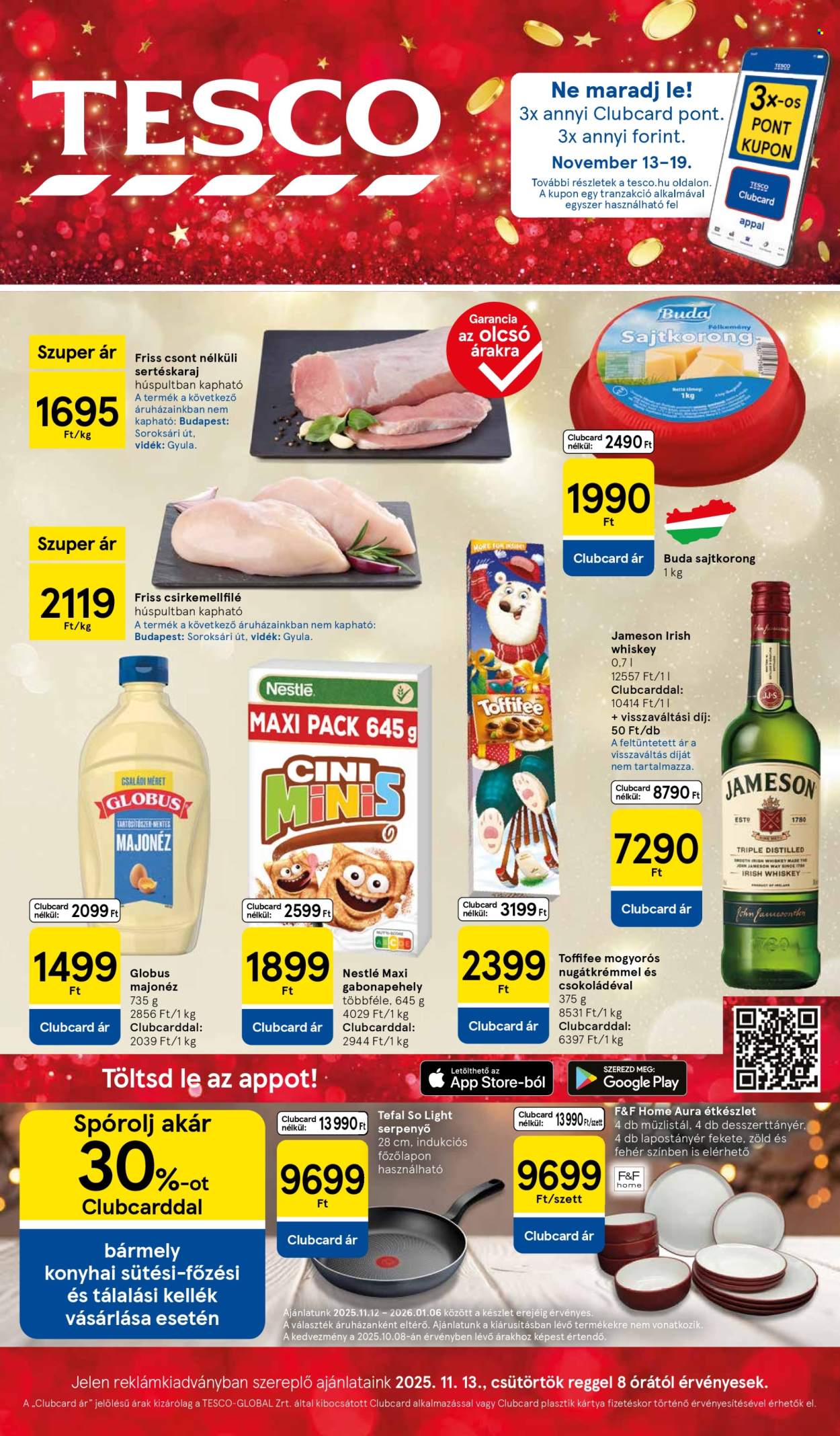TESCO akciós újságok - 2025.11.13 - 2025.11.19. Oldal 1