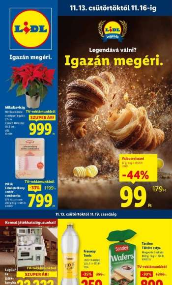 Újság Lidl - 2025.11.13 - 2025.11.19.