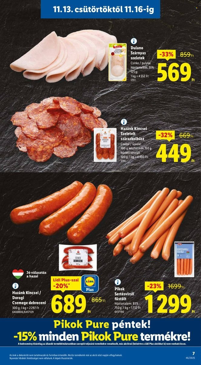 Lidl akciós újságok - 2025.11.13 - 2025.11.19. Oldal 7