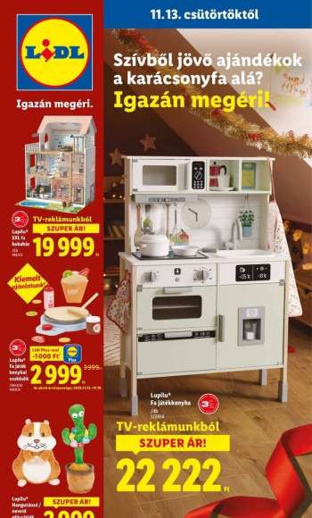 Újság Lidl - 2025.11.13 - 2025.12.28.