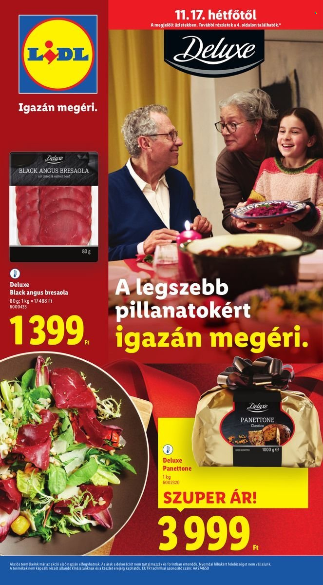 Lidl akciós újságok - 2025.11.13 - 2025.12.28. Oldal 1