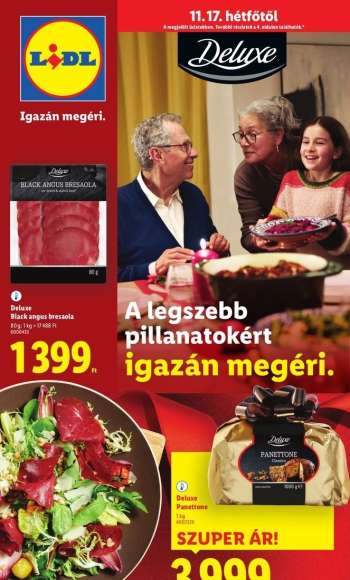 Újság Lidl - 2025.11.13 - 2025.12.28.