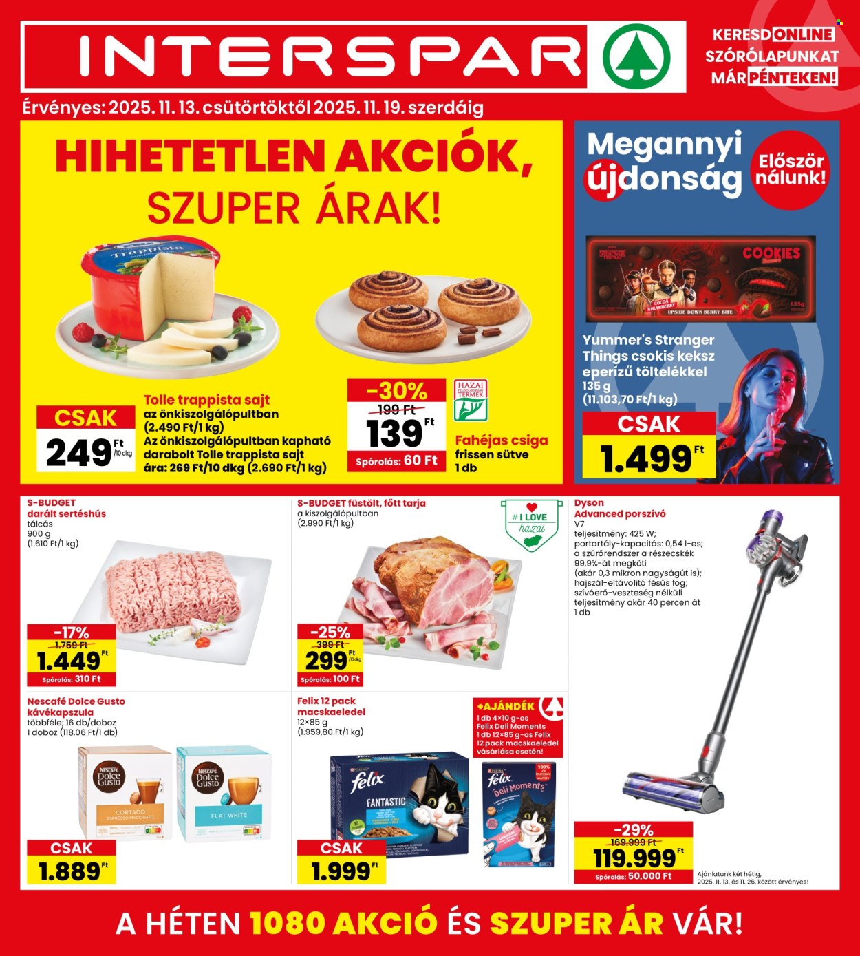 INTERSPAR akciós újságok - 2025.11.13 - 2025.11.19. Oldal 1