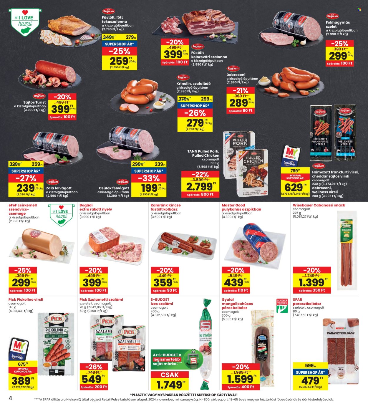 INTERSPAR akciós újságok - 2025.11.13 - 2025.11.19. Oldal 4