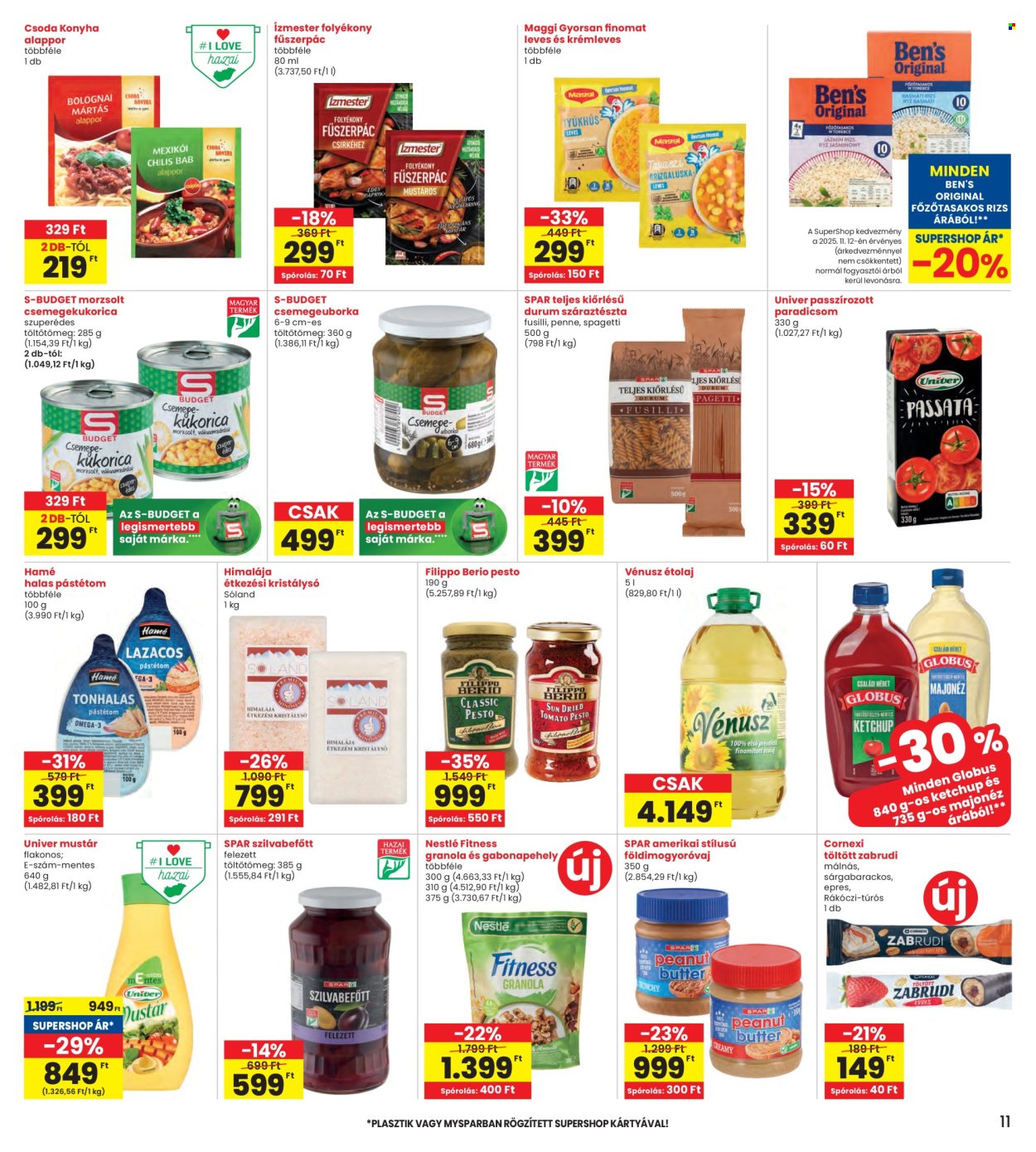 INTERSPAR akciós újságok - 2025.11.13 - 2025.11.19. Oldal 11